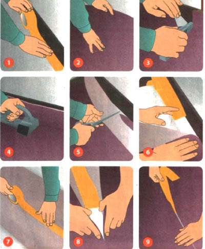как уложить ковролин своими руками