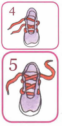 как просто завязать шнурки