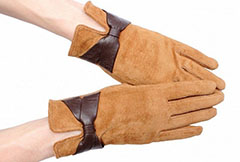 как почистить замшевые перчатки