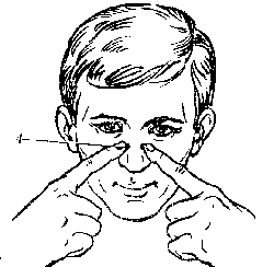 массаж носа при насморке