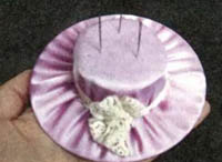 как сделать шляпку игольницу