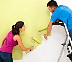 как покрасить стены в доме