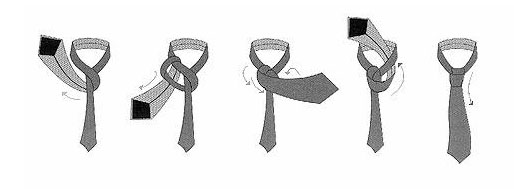 как правильно завязывать галстук